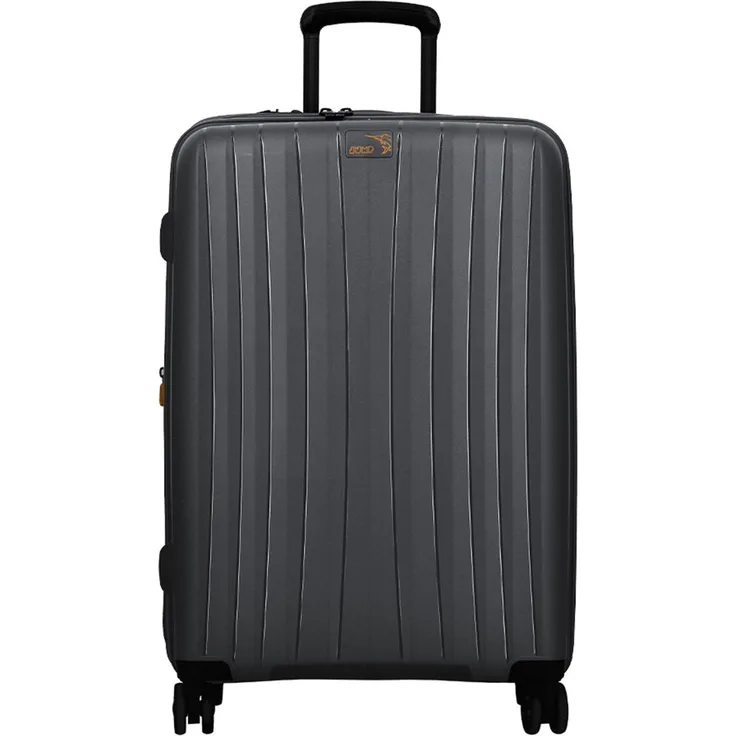 Jump Enais, Koffer 4 Rollen Trolley 66 cm mit Dehnfalte, Grau, (62 l)