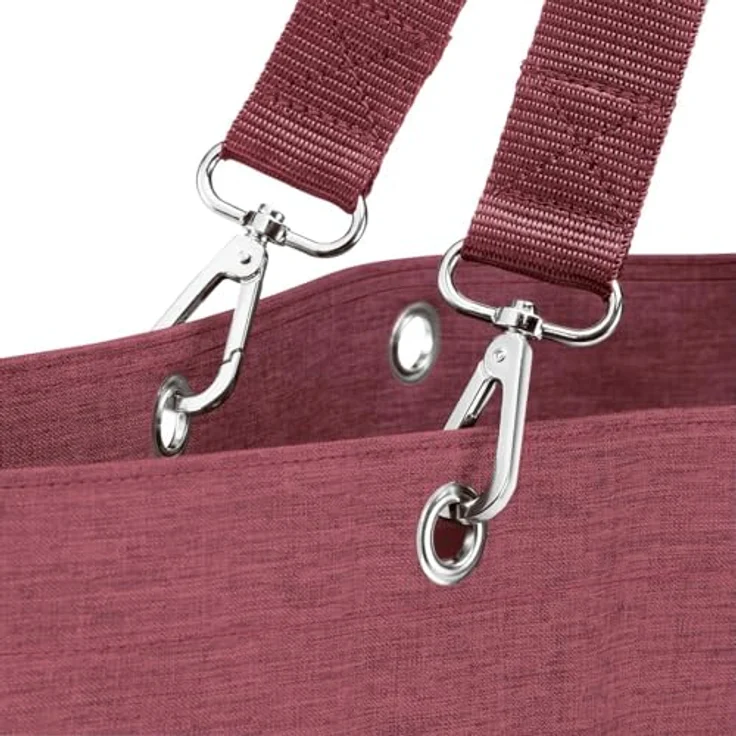 Reisenthel Einkaufstasche shopper XL, großer Einkaufsbeutel mit abnehmbaren Henkeln und Handytasche, braun – Bild 3