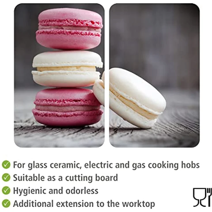 Wenko Herdabdeckplatte, Breite 52 cm, gehärtetes Glas – Bild 5