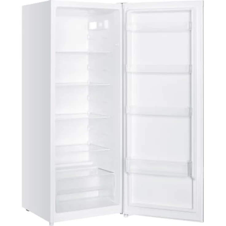 homeX CS2422E-W Kühlschrank ohne Gefrierfach, 242 Liter Nutzinhalt, freistehend, 143 cm hoch, weiß, leise mit LED-Beleuchtung – Bild 10