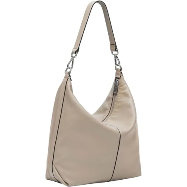 Liebeskind Berlin Hobo Bag PARIS, elegante Handtasche aus weichem Lammleder, Beige – Bild 2