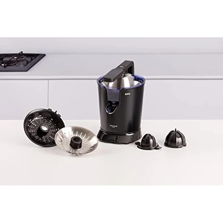 Taurus Amazing SQ601X - Elektrische Hebelpresse 600W, professioneller AC-Motor, 0,65L Behälter, 2 Kegel für alle Zitrusfrüchte – Bild 2