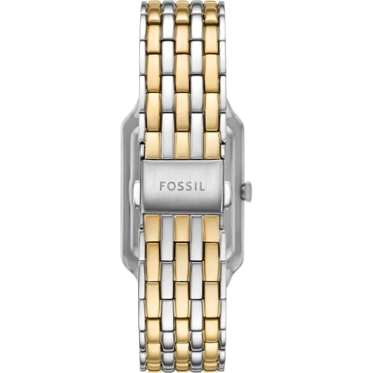 Fossil Damen Analog Quarz Uhr mit Edelstahl Armband ES5399, weißes Perlmuttzifferblatt, wasserdicht 50 m – Bild 2