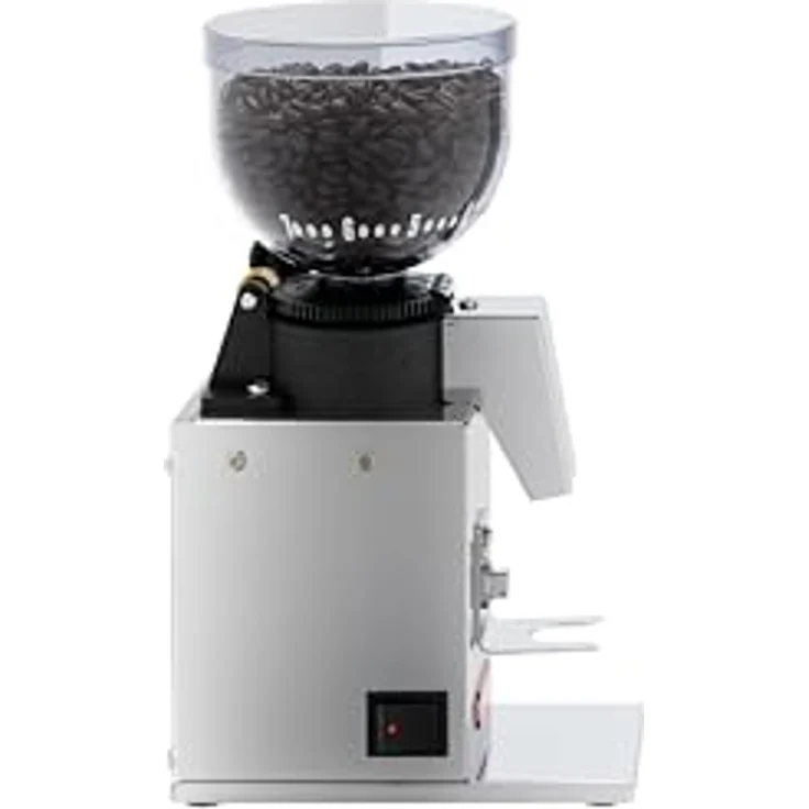 Lelit Kaffeemühle PL043MMI, kompakte Espresso- und Kaffeemühle mit stufenloser Mahlgradeinstellung, Edelstahlgehäuse, 250g Bohnenbehälter, 230V, 50Hz, 2.8kg, silber – Bild 3