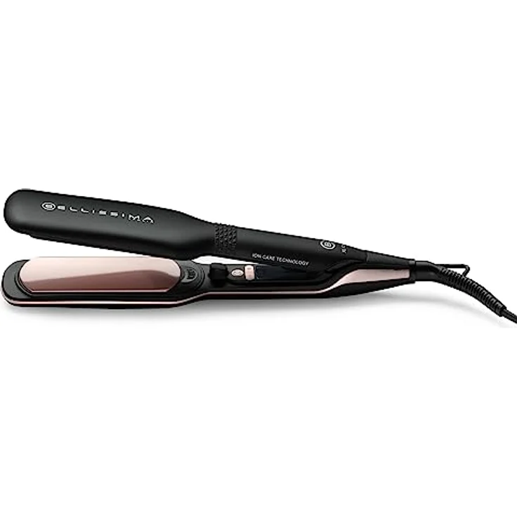 Bellissima XL ION, Haarglätter, breites Glätteisen, Ionisator, konstante Hitze, Keramik- und Keratinbeschichtung, 5 Temperaturen von 150 bis 230°C, Schnellaufheizung, 1.8 m Kabel – Bild 2