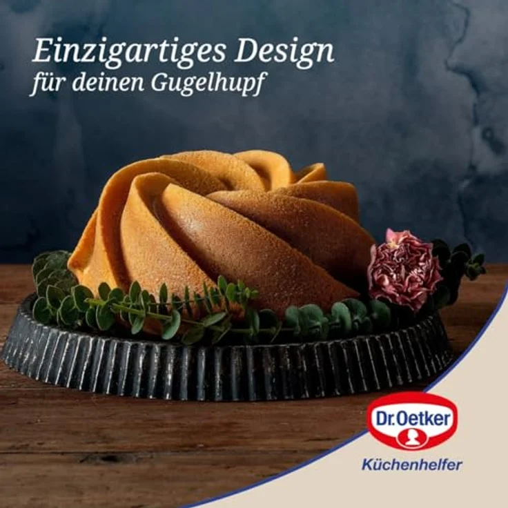 Dr. Oetker Back-Kunst Twist Gugelhupf- Back- Form Durchmesser 22cm (2552) Aluguss – Bild 5