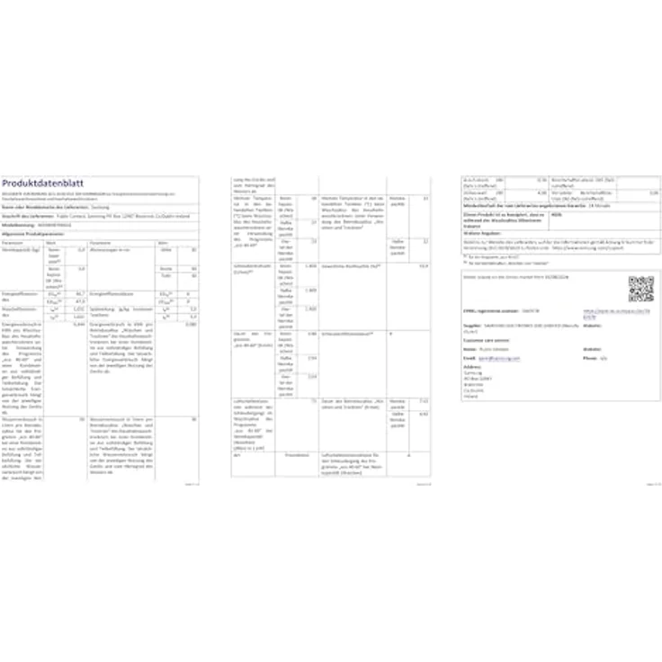 Samsung Waschtrockner WD7400D WD9BDB7B85GEU2, 9 kg, 6 kg, 1400 U/min, AI Wash, weiß – Bild 9