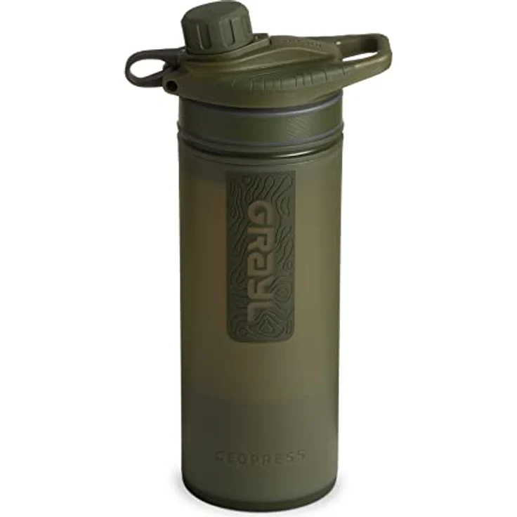 Grayl GeoPress™ Wasserfilter Trinkflasche, 710ml, schnelles Filtern in 8 Sekunden, verschiedene Farben erhältlich – Bild 1