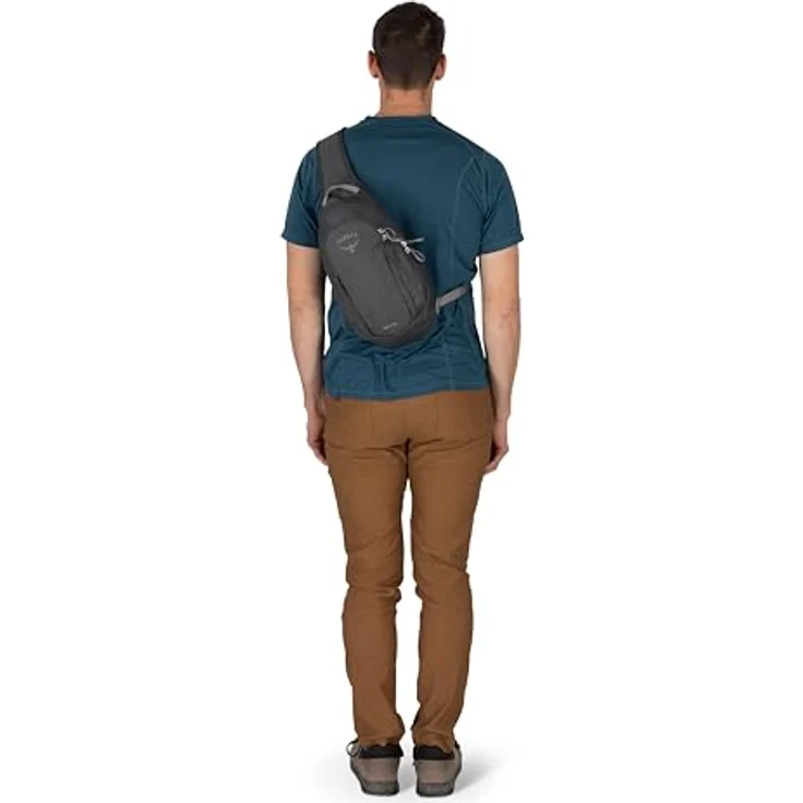 Osprey Daylite Sling Umhängetasche, 36 cm, geräumig und leicht, aus recyceltem PET, Gelb – Bild 9