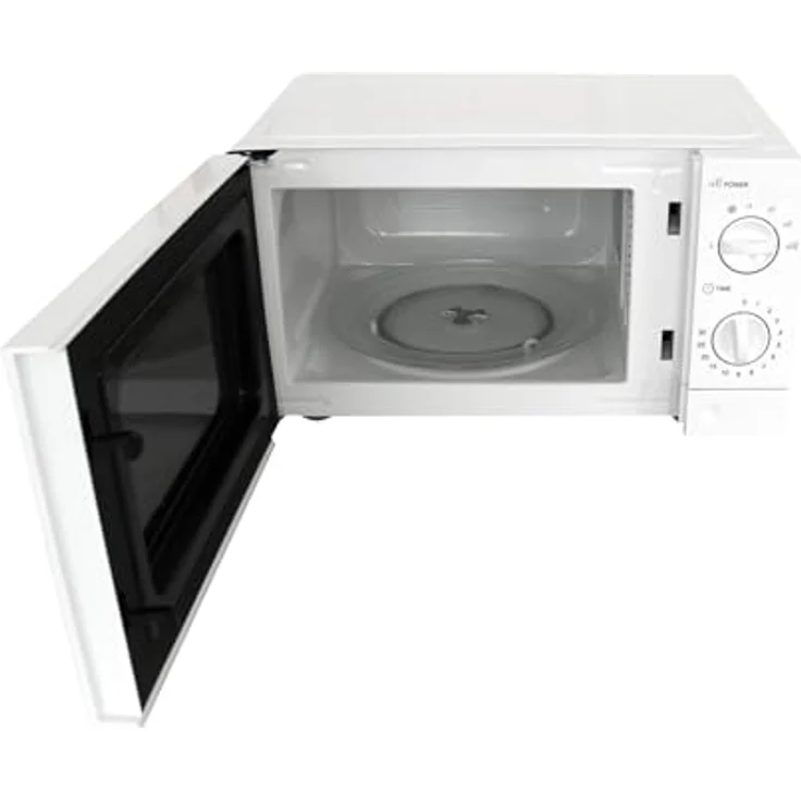 DESKI Mikrowelle DESKI Mikrowelle weiß 700 Watt Microwelle Drehteller Timer 6 Stufen – Bild 3