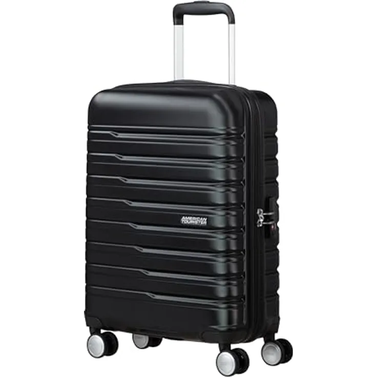 American Tourister Flashline - Spinner S, Handgepäck, 55 cm, 34 L, Schwarz (Shadow Black)