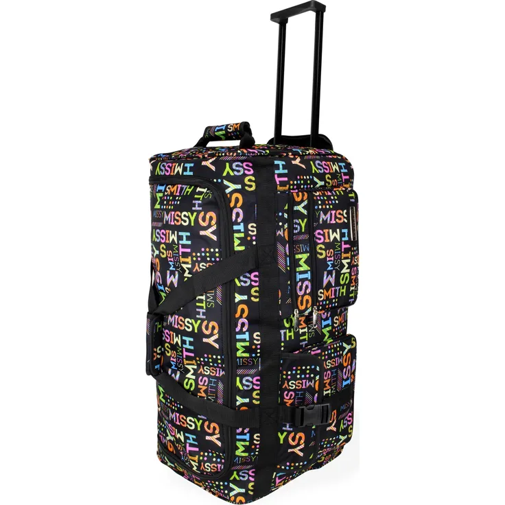Normani Reisetasche mit 3 Rollen, Mehrfarbig, 80 l Volumen, wasserabweisend und robust