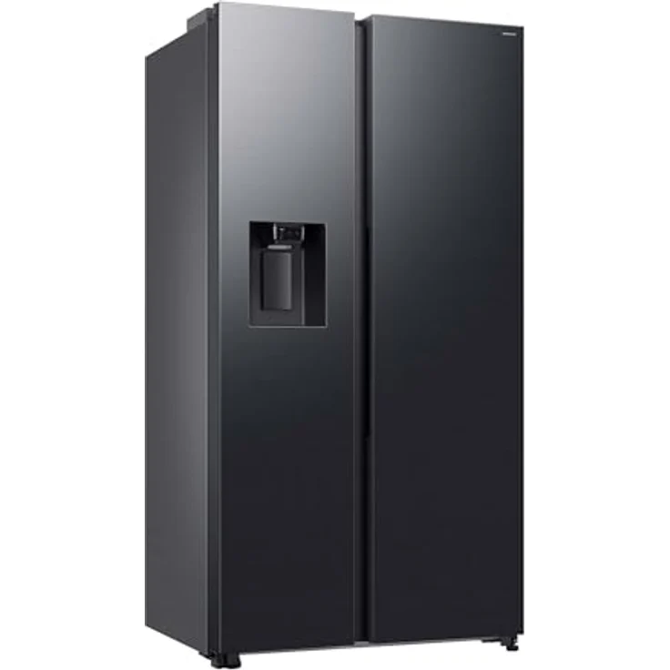 Samsung RS70F67KCFEF Side-by-Side Kühl-Gefrierkombination, 634 l, AI Kühlschrank mit Eis-/Wasserspender, Twin Cooling+, No Frost+, Black Steel – Bild 2