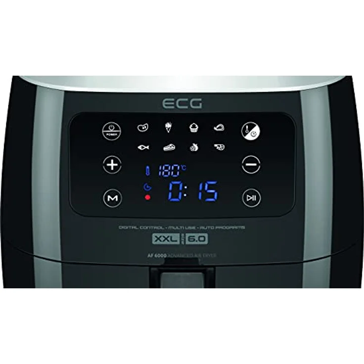 ECG AF 6000 Heißluftfritteuse, Black – Bild 3