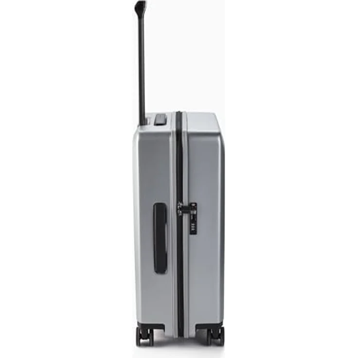 Bric's Porsche Design Voyager 68,6 cm Spinner, Silbergrau, mit doppelstöckiger Innenseite, TSA-Zahlenschloss und Silent Run Rädern – Bild 2