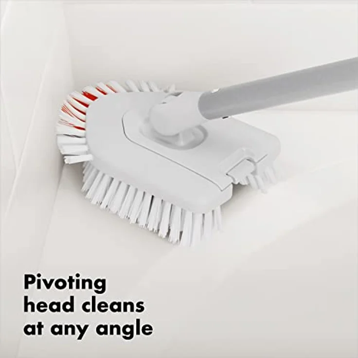 OXO - Good Grips ausziehbare Wannen- und Fliesenbürste, Mehrfarbig – Bild 4