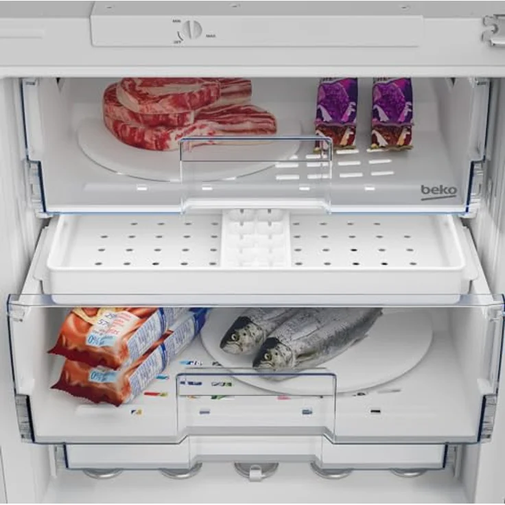 Beko Einbau-Gefrierschrank Stand 87 l BU1204N in Weiß, mit 94 l Nettovolumen und 4 Sternen – Bild 3