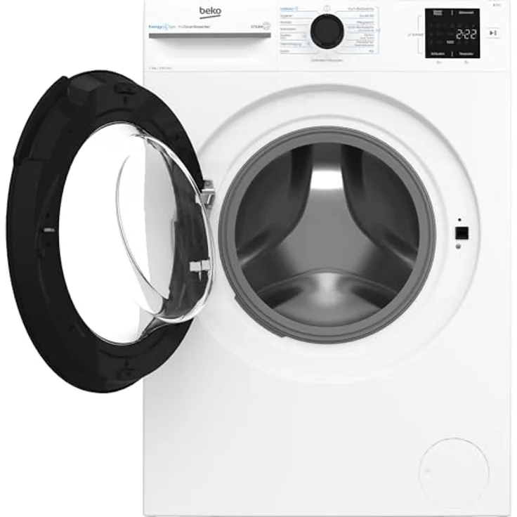 Beko BM3WFU3941X, 9 kg Waschmaschine mit Invertermotor, Nachlegefunktion und Energieeffizienzklasse A, weiß – Bild 3