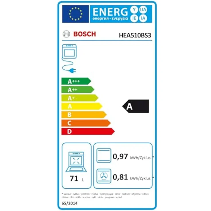 Bosch HND411LS63 Herdset, Einbaugerät mit 71 l Garraum, Glaskeramikkochfeld und Energieeffizienz A+ – Bild 19