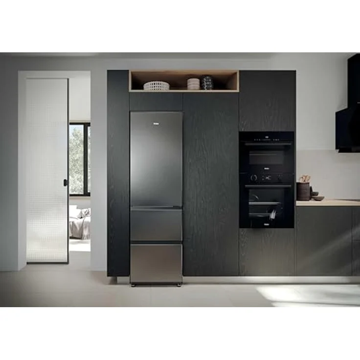 Haier HTR3518ENMX, Freistehende Kühl-Gefrierkombination mit 303 l Gesamtvolumen, Edelstahl – Bild 9