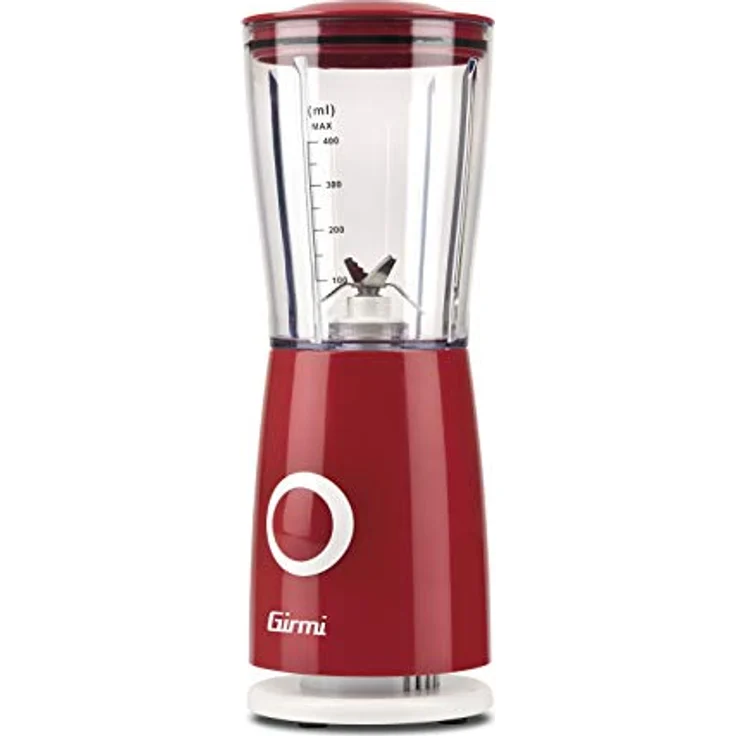 Girmi FR03, Elektrischer Standmixer mit 170 W, 4 Edelstahlklingen, 500 ml, Rot – Bild 1