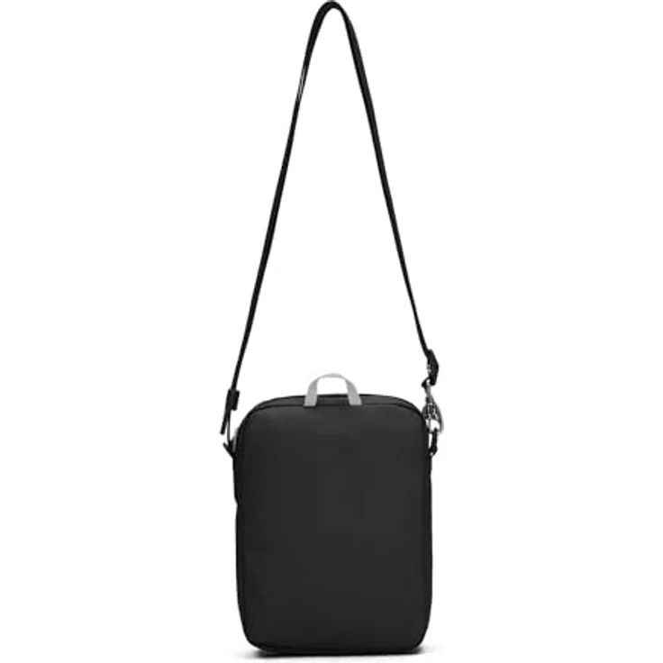 Pacsafe Umhängetasche Go Festival Crossbody Bag, Diebstahlschutz, RFID Blocker, Jet Black – Bild 3