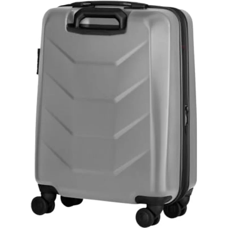 WENGER Prymo S Hartschalenkoffer, erweiterbar 36/43 l, mit Zahlenschloss und 4 Lenkrollen, Silber – Bild 4