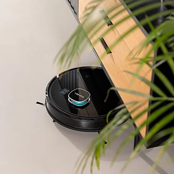 Cecotec Conga Eternal MAX Titanium Staubsauger- und Bodenreiniger, Leistung 3000 Pa, Autonomie 110 min, 3 Leistungsstufen und Spülen, App, Multifunktionsbürste, 2 zusätzliche Seitenbürsten, Schwarz – Bild 4