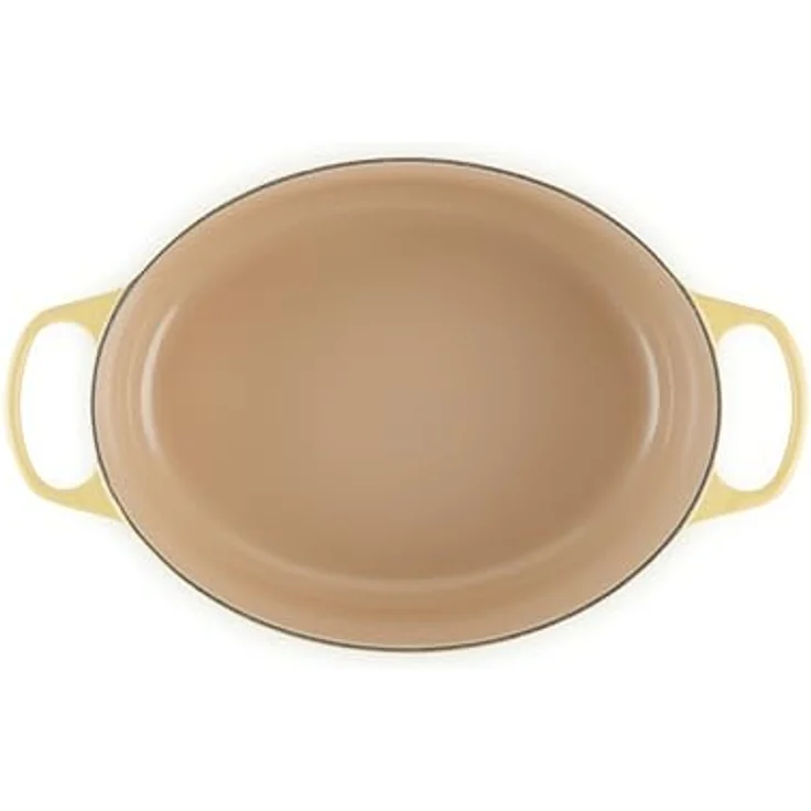 Le Creuset Signature Gusseisen-Bräter mit Deckel, Ø 31 cm, Oval, Für alle Herdarten und Induktion geeignet, Volumen: 6,3 l, Citrus – Bild 6