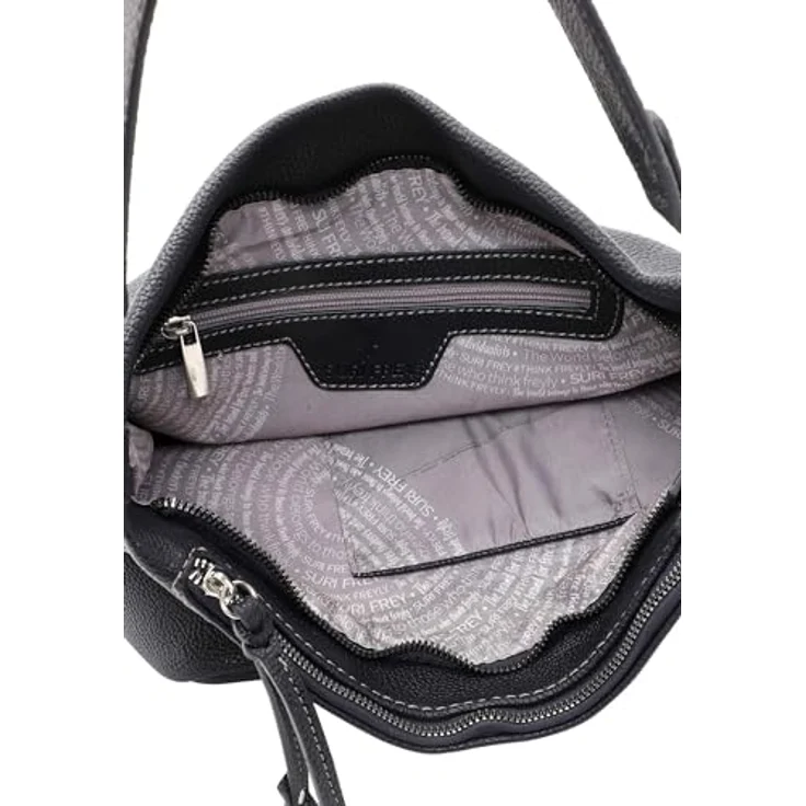 Suri Frey Beutel Debby, Handtasche aus Feinsynthetik mit Logo-Prägung, blau, 35 x 31 x 15 cm – Bild 7