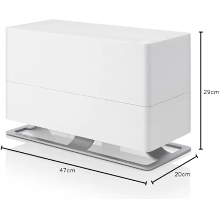 Stadler Form Luftbefeuchter Oskar big, energiesparender Raumbefeuchter für Räume bis 100 m², Verdunster mit Abschalt-Automatik, dimmbare LEDs, sehr leise, weiss – Bild 6