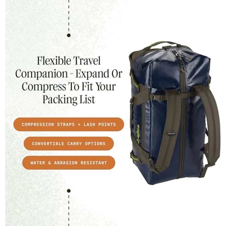 Eagle Creek Migrate Reisetasche 59 cm, blau, 100% Polyester, 59 x 29 x 28 cm – Bild 2