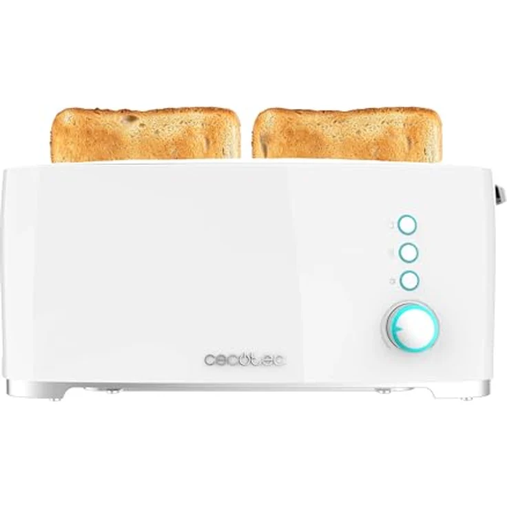 Cecotec Toast&Taste Extra W, Toaster mit 1 langem Schlitz, 1000 W, schnelles Bräunen, 2 Toastschlitze – Bild 3