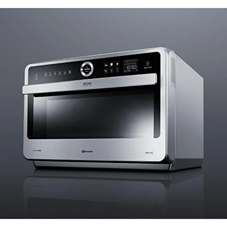 Bauknecht Jet Chef MW 179 IN Edelstahl 5in1 Multifunktionsmikrowelle mit Grill und Heißluft, Standgerät, 1000 Watt, 33 Liter Garraum, Heißluft 1500 Watt, Quartz Grill 1200 Watt, Heißluft, DualCrisp, Dampfgaren, Schmelz- und Schnellauftau-Funktion – Bild 2