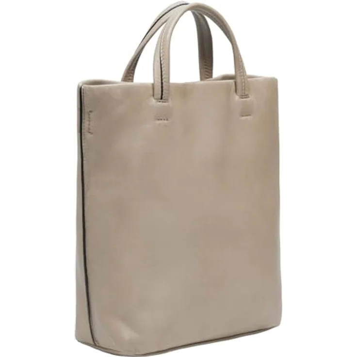"Liebeskind Berlin Shopper Tote M HERA SHEEP NATURAL, Stone Leder, 23x30x10 cm" – Bild 2