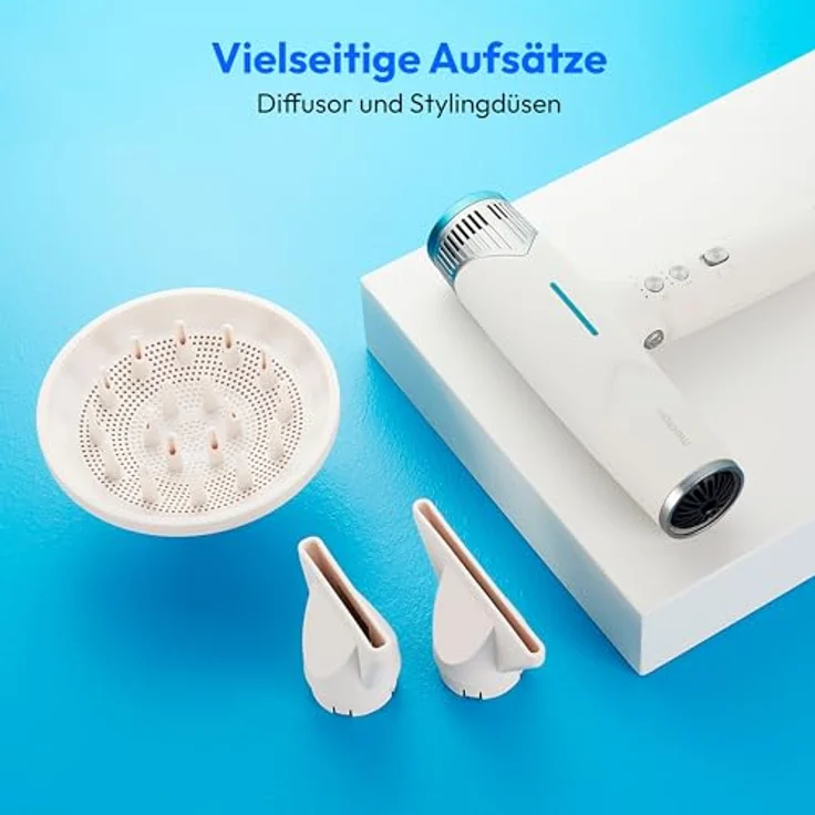 MEDION Haartrockner HD2 mit Diffusor (Ionen Technologie, 1.500 Watt, langlebiger BLDC Motor) weiß – Bild 5