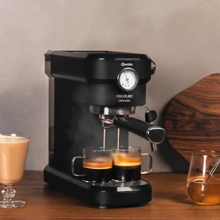 Cecotec Cafelizzia 790 Black Pro Espressomaschine Siebträgermaschine, mit Dampfdüse, schwarz – Bild 5