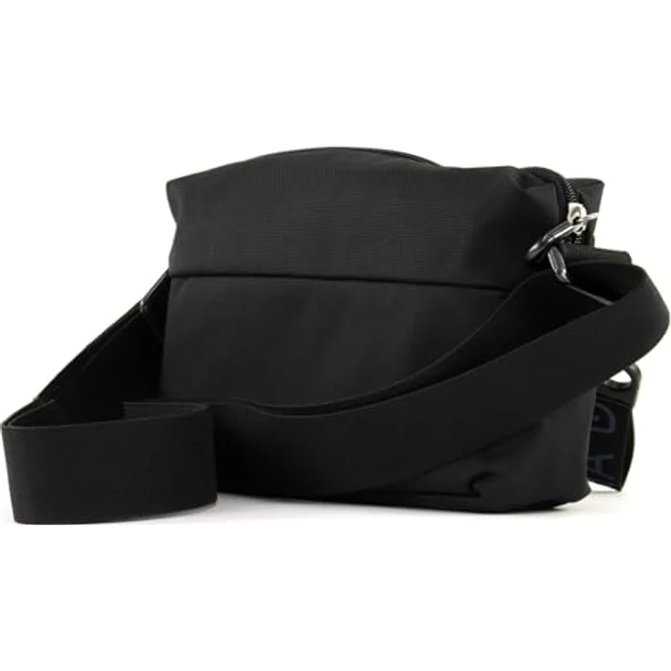 Mandarina Duck MD20 Small Crossover Bag QMTT7, leichte Umhängetasche aus pflegeleichtem Nylon und Polyester, schwarz, 22 x 6 x 16 cm – Bild 4