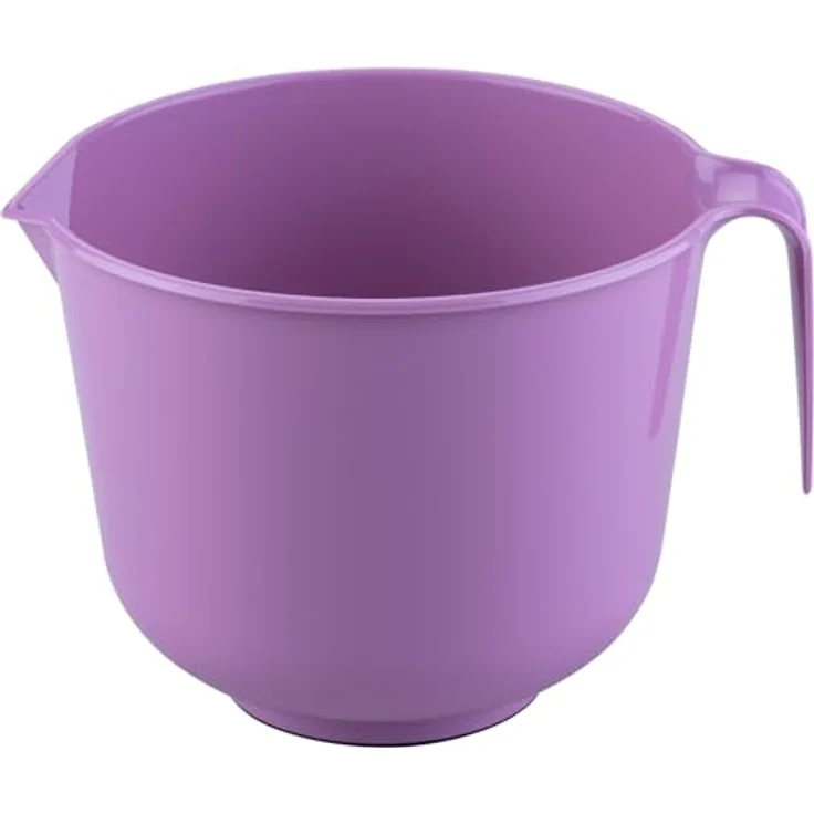 Zenker Rührschüssel mit Griff 2,5 l, frostiges Rosa, Anti-Rutsch-Boden, spülmaschinenfest – Bild 2