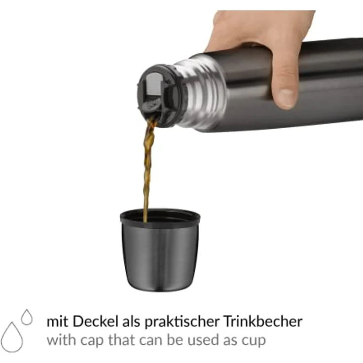 alfi Thermosflasche, Edelstahl, Cool Grey, 0,5 Liter – Bild 7