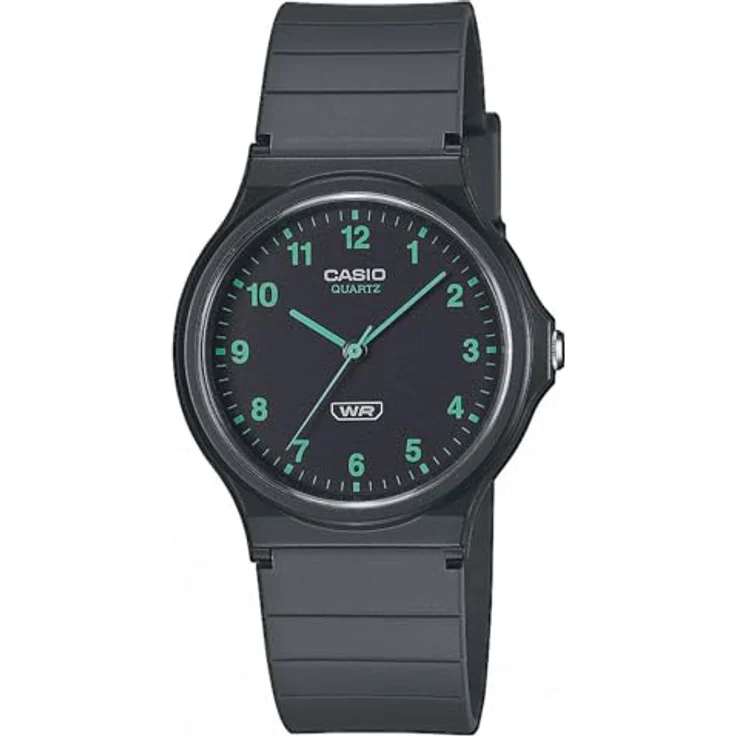 Casio Timeless Collection Jugend- und Damenuhr Dunkelgrau MQ-24B-8BEF, Kunststoffarmband und anthrazitfarbenes Zifferblatt – Bild 1