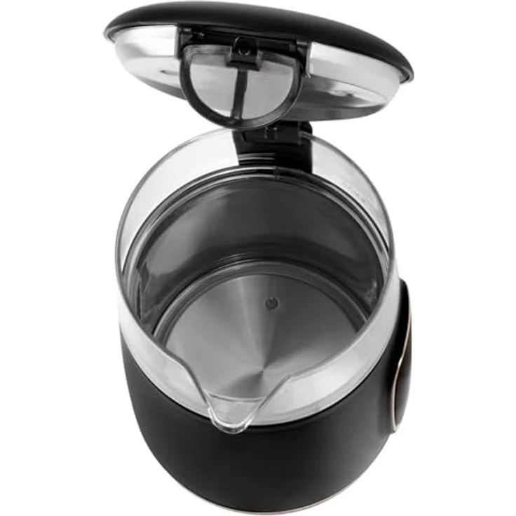 ADLER Wasserkocher AD 1230, 2200W, 1,7L mit LED-Display, Touchpanel, 5 Temperaturprogrammen und Warmhaltefunktion, inkl. Kalkfilter – Bild 4