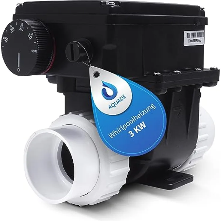 AQUADE Heizung Whirlpool Whirlpoolheizung SPA Durchlauferhitzer 3 KW, CE + TÜV Zertifiziert - AQUADE