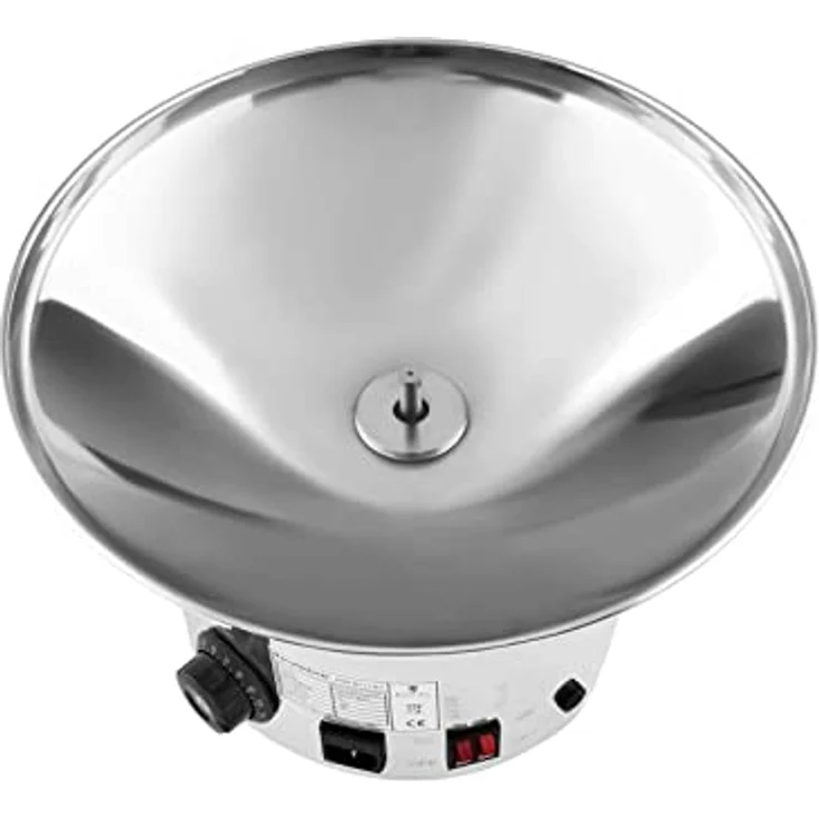 Royal Catering RCCF-65W4 Schokobrunnen Edelstahl Schokofondue Schokoladenbrunnen (6, kg, 5 Etagen, 250 W) – Bild 4