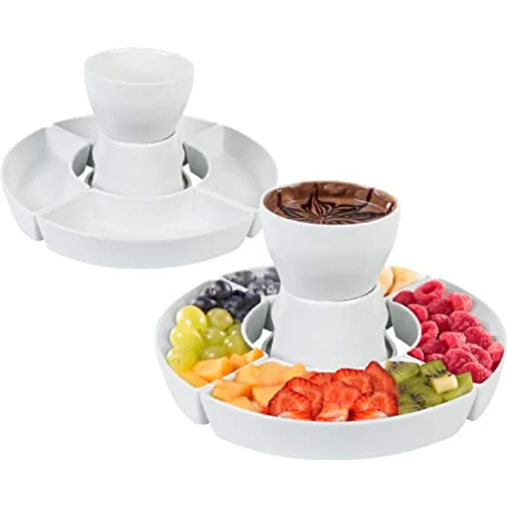 axentia 133888 Schokoladen-Fondue, Dolomit
