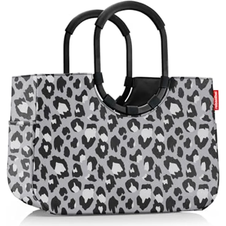 REISENTHEL® Shopper loopshopper L, Einkaufstasche mit metallic dots in Beige, gepolsterten Tragegriffen und wasserdichtem Polyester – Bild 3