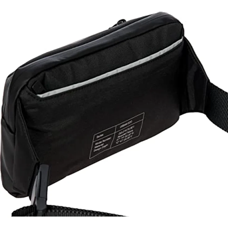 Porsche Design Urban Eco Gürteltasche, schwarz, 23 cm x 3 cm x 13.5 cm, 100% Polyester – Bild 3
