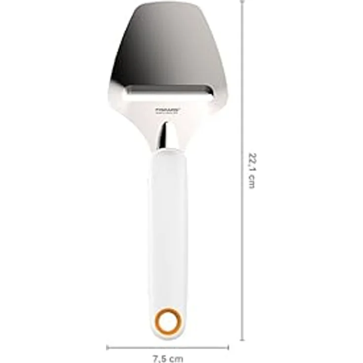 Fiskars Hartkäsehobel, Edelstahl-Kunststoff, Schnittbreite: 6 cm, Functional Form, Weiß, 1016129 – Bild 4