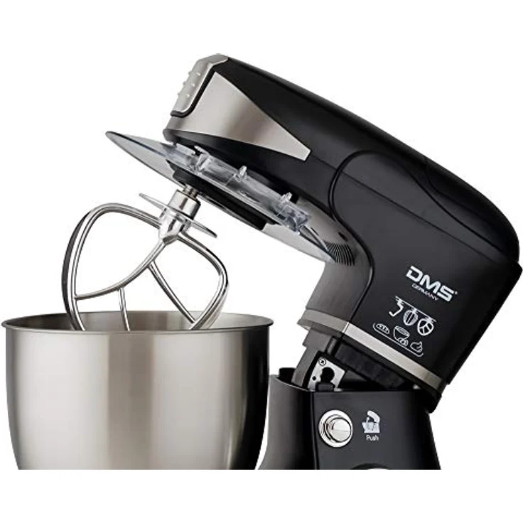 DMS Küchenmaschine DMS 3in1 Küchenmaschine Rührmaschine 5L Knetmaschine Edelstahlschüssel – Bild 6