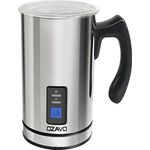OZAVO Milchaufschäumer, elektrische Milk Frother, 240ml Kapazität, 500W Milchschäumer, Warm und Kaltaufschäumen für Kaffee, Cappuccino, antihaftbeschichtet, 360° Basisstation